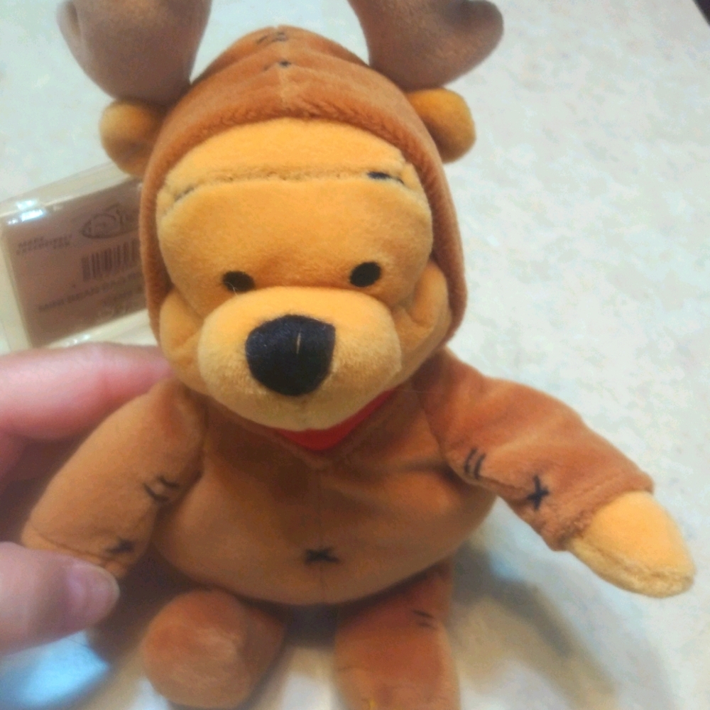 Exclusive Disney Plush NWT Reindeer Pooh - Vintage